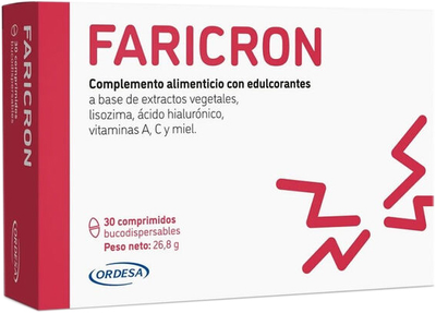 Амінокислота Ordesa Faricron 30 таблеток (8426594120924)