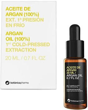 Olejek arganowy dla ciała Botanicapharma Argan Oil Dropper Eco 20 ml (8435045201532)