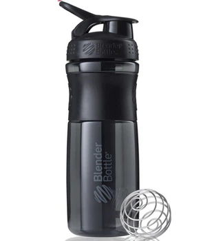 Бутылка шейкер спортивная универсальная для спортзала BlenderBottle 28oz/820ml Black (Original) TR_SM 28oz Black