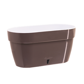 Горщик для квітів ASTI Window box 12 л шаде-білий