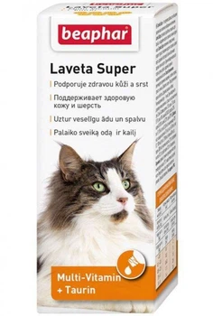 Витамины Laveta Super For Cats, Beaphar для шерсти кошек 50 мл