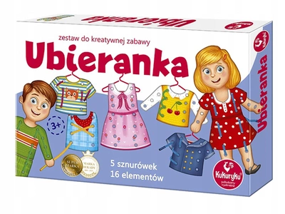 Zabawka edukacyjna Kukuryku Ubieranka 27.5x3.5x18.5 cm (5901738563810)