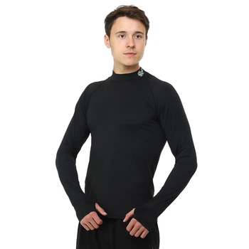 Рашгард чоловічий з довгим рукавом лонгслів Jason Heroe 809-2 розмір L (46-48) Black