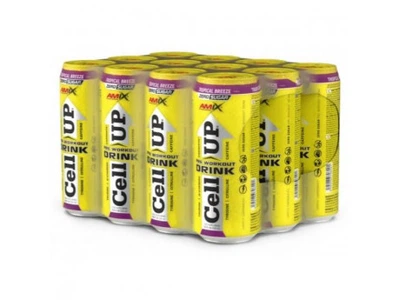 Передтренувальний комплекс Amix CellUP Pre Workout 12 штук по 500 мл Смак Персик