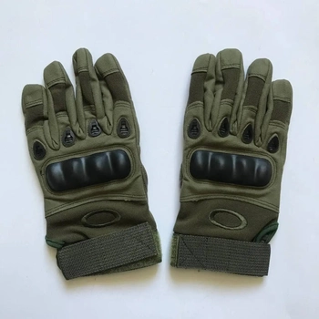 Тактические палые перчатки (олива) (размер XL)