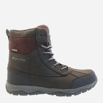 Zimowe buty trekkingowe męskie wysokie Karrimor Edmonton Weathertite K1032-BRN 43 (9UK) 27.5 cm Brązowe (5017272999722)