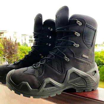 Ботинки Hammer Jack с мембраной Waterproof / Демисезонные Берцы черные размер 43