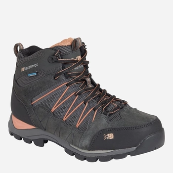 Zimowe buty trekkingowe damskie niskie Karrimor Pinnacle Mid Ladies Weathertite K1097-BPK 37 (4UK) 22.5 cm Czarno-różowe (5017272013886)