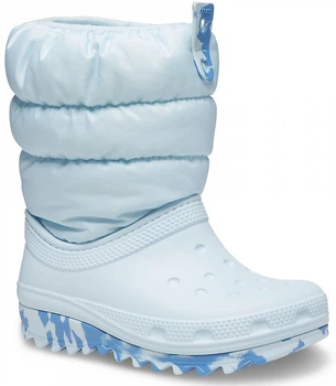 Зимові чоботи Crocs Kids Classic Neo Puff Boot Mineral Blue р. 5/37/23.5см 207684