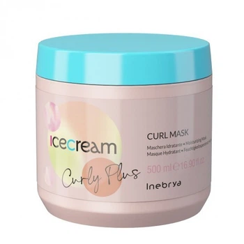 Маска для кучерявого волосся усуває пухнастість Inebrya Ice Cream Curly Plus Curl Mask 500 мл