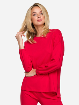 Piżama z długim rękawem LaLupa LA122 1223093 2XL-3XL Czerwona (5903887689823)