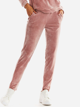 Spodnie dresowe damskie Awama A372 212881 L Różowe (5902360550797)