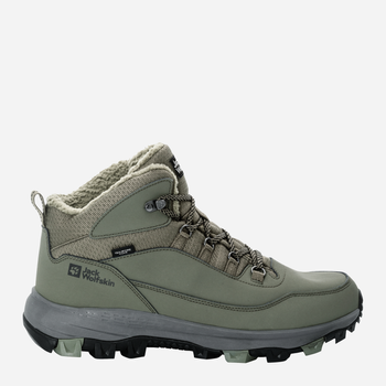 Zimowe buty trekkingowe męskie niskie Jack Wolfskin Everquest Texapore Mid M 4053611-4550 41 (7.5UK) 25.5 cm Oliwkowe (4064993836547)