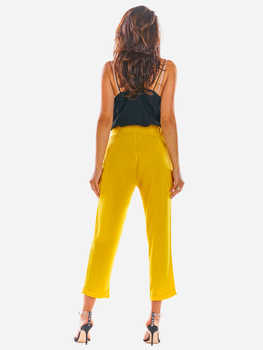 Spodnie damskie Awama A303 106819 XL Żółte (5902360541009)