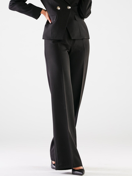 Spodnie regular fit damskie eleganckie Awama A442 1185462 S Czarne (5902360557666)