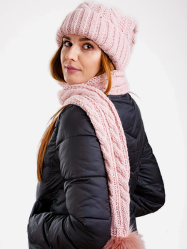 Czapka beany damska Awama CZ07 292312 One Size Różowa (5902360553743)