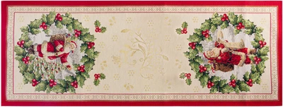 Ранер гобелен Lefard Home Textile Lazzara lurex 40х100 см (716-191) (8407007161918)