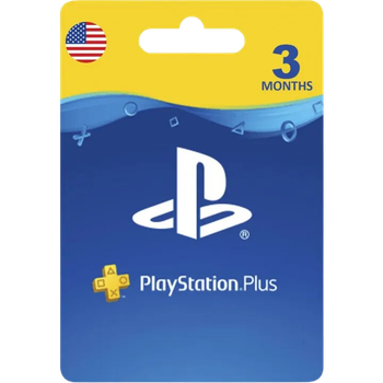 PSN Card 3 Month | PlayStation Plus USA (ключ активації)