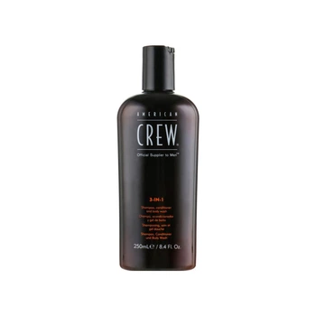 Мужское средство American Crew Classic 3-in-1 шампунь, кондиционер и гель для душа 250 мл