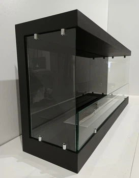 Біокамін вбудований трьохсторонній рамочний 900*250*450 мм.Чорний