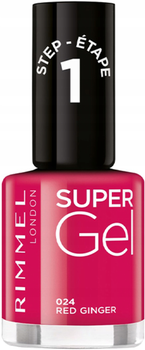 Lakier do paznokci Rimmel London Supergel Kate Nail Lacquer 024 Red Ginger 12 ml (30121119)