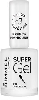 Лак для нігтів Rimmel London Super Gel French Manicure 090 Porcelain 12 мл (30121546)