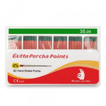 Штифти гутаперчеві Sure-Endo PROFILE .04 №35, 60 шт
