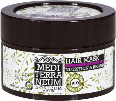 Маска для повреждённых волос Mediterraneum Nostrum HAIR MASK 250 ml