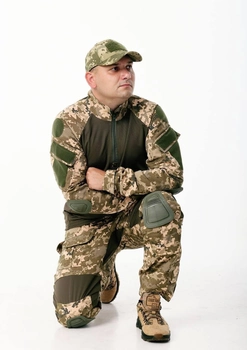 Військова тактична форма Піксель з наколінниками, літня військова форма ЗСУ ріп стоп, літній армійський костюм демісезонний ЗСУ 54