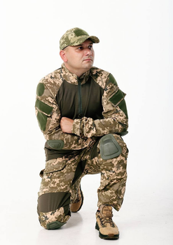 Військова тактична форма Піксель з наколінниками, літня військова форма ЗСУ ріп стоп, літній армійський костюм демісезонний ЗСУ 56