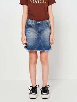 Підліткова джинсова спідниця для дівчинки Coccodrillo Jeans Collection Girl ZC3124202JCG-014 146 см Синя (5904986208007)