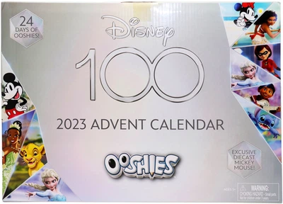 Набір ігрових фігурок Ooshies Адвент-календар Дісней 100 (24 фігурки) (23975)