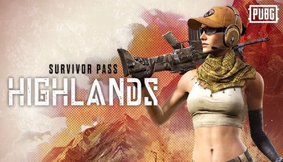 Доповнення Playerunknown's Battlegrounds: Survivor Pass: Highlands для ПК (Ключ активації Steam)