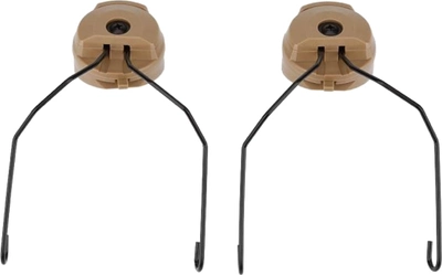 Адаптер на каску шолом для активних навушників MSA Sordin (tan)