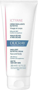 Krem do skóry Ducray Ictyane Nourishing Emollient Cream 200 ml (3282770204285)