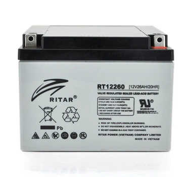 Аккумуляторная батарея AGM RITAR RT-12260G 12V 26.0Ah