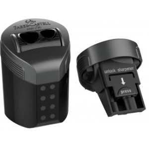 Підстругачка для олівців Faber-Castell RollOn black з двома отварами