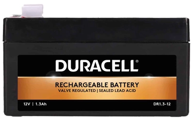 Аккумуляторная батарея Duracell 12V 1.3Ah AGM (DR1.3-12)