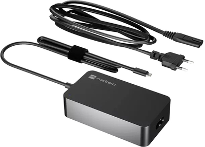 Zasilacz do laptopa Natec Grayling USB-C 45W do laptopów, tabletów, telefonów (NZU-2033)