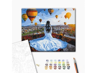 Картина по номерам Мечтательница в Каппадокии, Brushme (40х50 см), BS37984