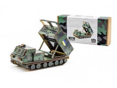 Деревянный 3D конструктор М270, Puzzleok (125-0209), 125 дет.