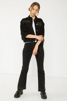 Джинси кльош Reporter Young (233-0110G-30-001-1) 134-140 см. темно-сірі