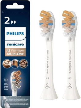 Насадки для електричної зубної щітки Philips Sonicare A3 Premium All-in-One HX9092/10 Білі (2 шт)