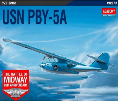 Пластикова модель Academy Hobby Models USN PBY-5A Catalina Battle of Midway (8809845380146)
