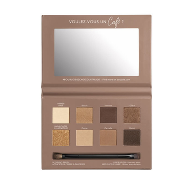 Палітра тіней Bourjois Palette Yeux 4En1 Eyeshadow 02 Rue De Café Chocolat Nude Edition 7.7 г (3614228410694)