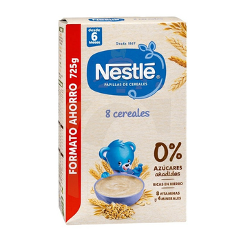 Дитяча мультизлакова каша Nestle Nestl Papilla 8 Cereales 800 г (7613032529475)
