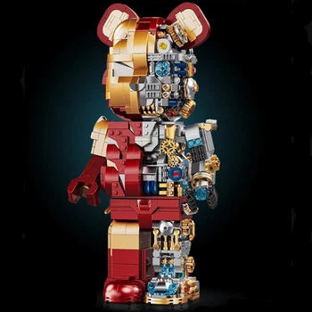 Конструктор BauTech механический медведь Bear Robot железный человек Красный (1012-937-00)