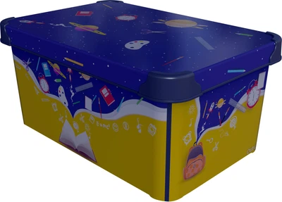 Коробка з кришкою Qutu STYLE BOX SPACE SCHOOL 10 л