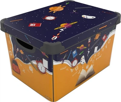 Коробка з кришкою Qutu STYLE BOX SPACE SCHOOL 20 л