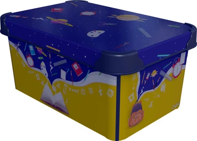Коробка з кришкою Qutu STYLE BOX SPACE SCHOOL 5 л